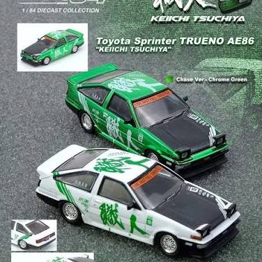 Inno64 Toyota Sprinter Trueno AE86 Keiichi Tsuchia Limited Edition