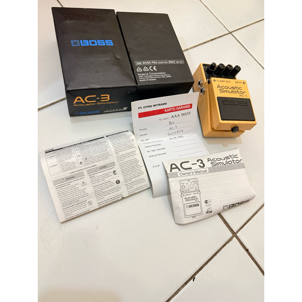 Boss Acoustic Simulator AC-3 Stompbox
