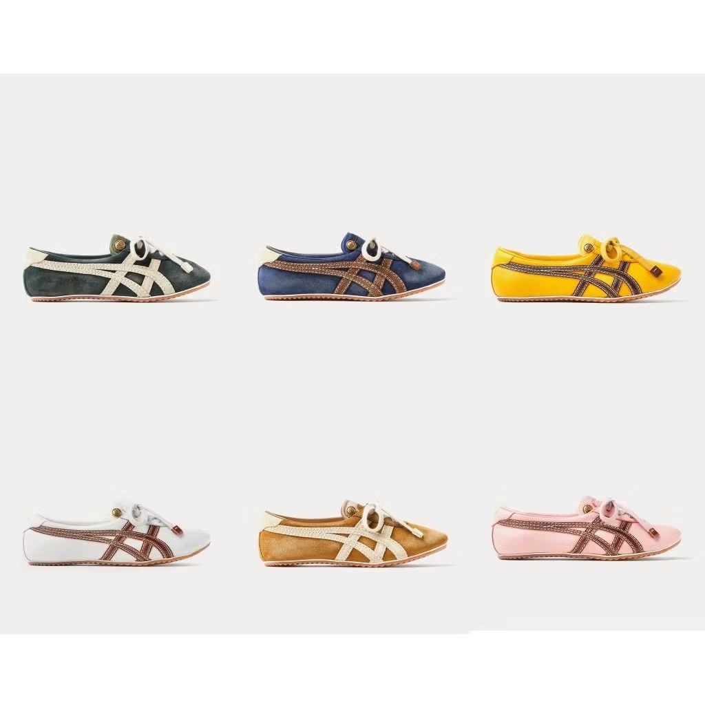 Sepatu Wanita Versace X Onitsuka Tiger Tai-chi Sakura Bestt Seller