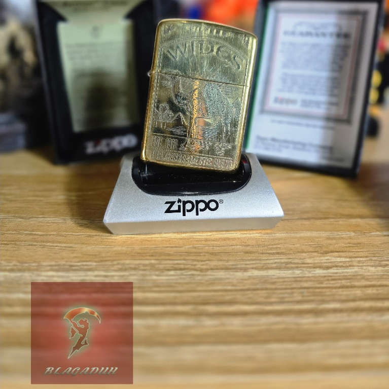 ZIPPO WIDES CAMEL TURKISH ORIGINAL PING SOUND WITH SEAL ORANGE
