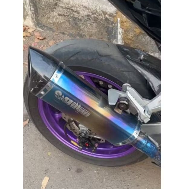 Knalpot Villan MV1 Blue Original