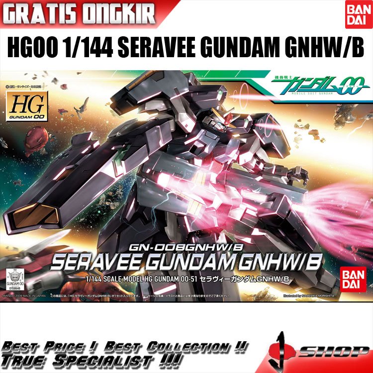 HG / HGOO 1/144 - SERAVEE GUNDAM GNHW/B