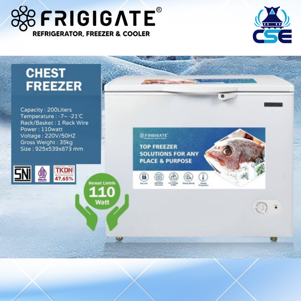 Frigigate Chest Freezer F-200 LV