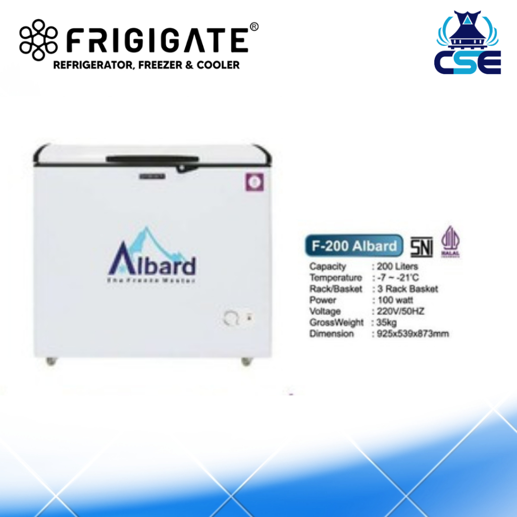 Frigigate Chest Freezer F-200 Albard
