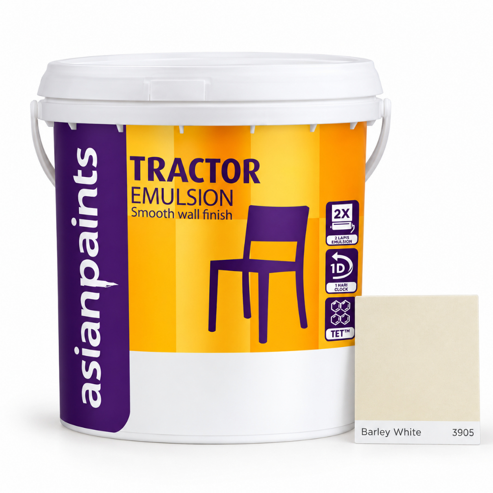 Asian paints tractor emulsion barley white 25 kg