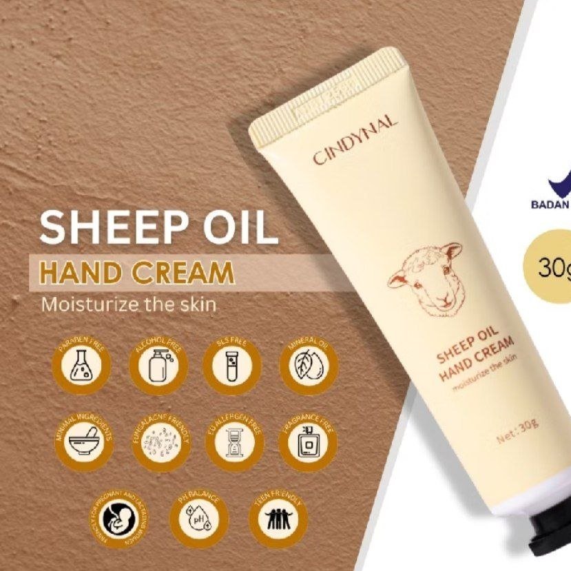 Beli 1 dapat 3 cindynal sheep oil hand cream