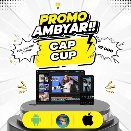 TERBARU 1 TAHUN TEMPLATE CAPCUT PREMIUM BERGARANSI - 100% Berkualitas