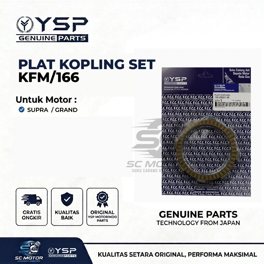 plat kopling kampas kopling grand supra asli fcc