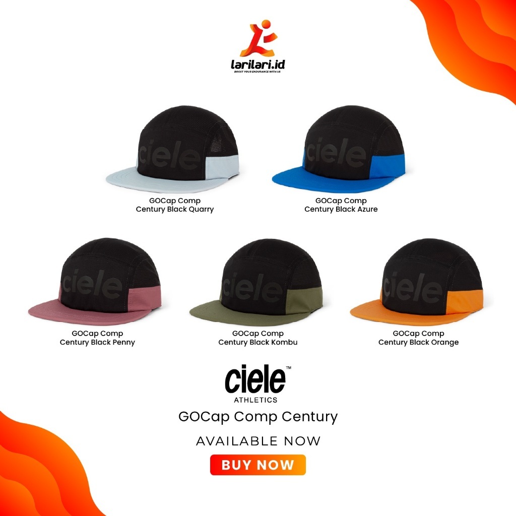 CIELE - GOCap - Comp - Century Topi Olahraga lari pria wanita