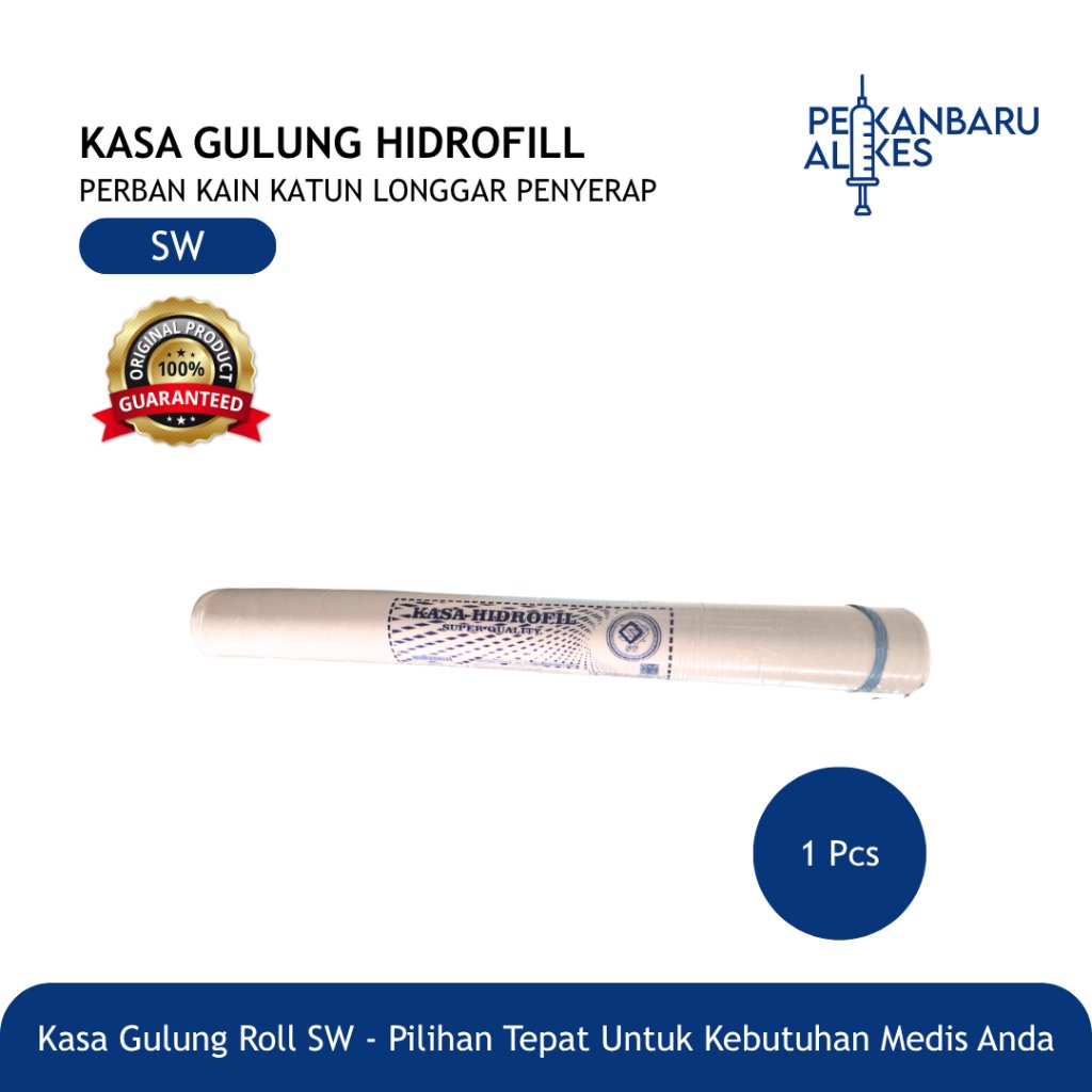 SW Kasa Gulung Besar 40 yard x 80 cm / Kasa Roll Gulung / Kasa Perban Besar / Pekanbaru Alkes