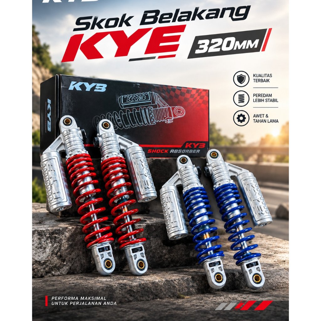 shock kyb zephyr shok kayaba dobel klik shockbreaker kyb kompetisi Skok Belakang KYB KYE