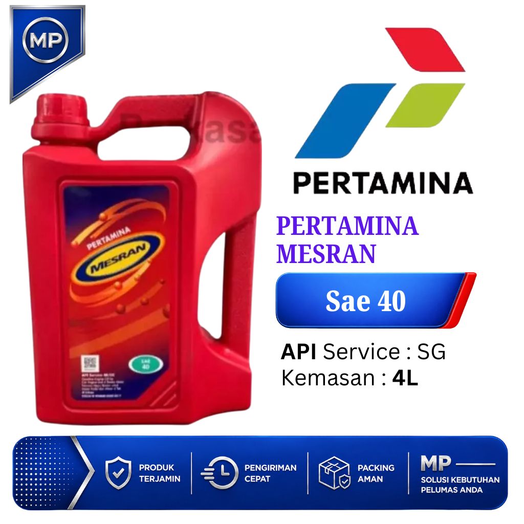 Pertamina Mesran Sae 40 / Mesran 40 4L