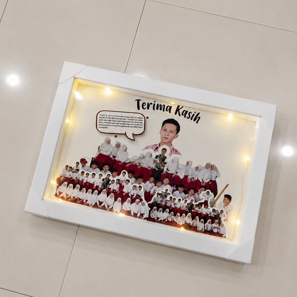 Frame Apresiasi Custom Guru Dosen Pembimbing | Kado Wisuda, Kenang Kenangan, Hadiah Terima Kasih Pre