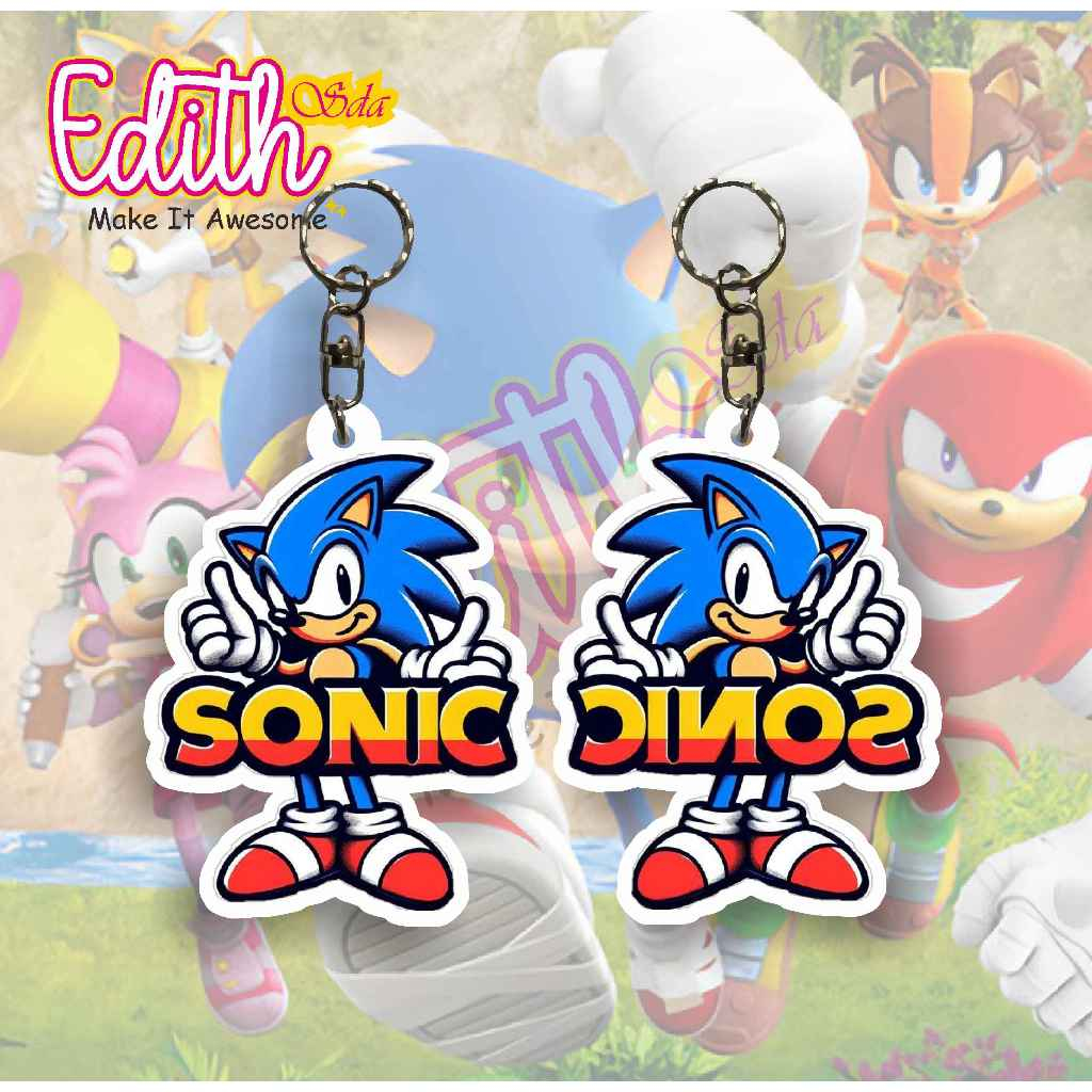 [BUKAN PO] Gantungan Kunci Sonic / Keychain Sonic