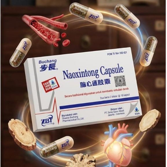 BUCHANG NAOXINTONG CAPSULE (BLISTER) / OBAT STROKE