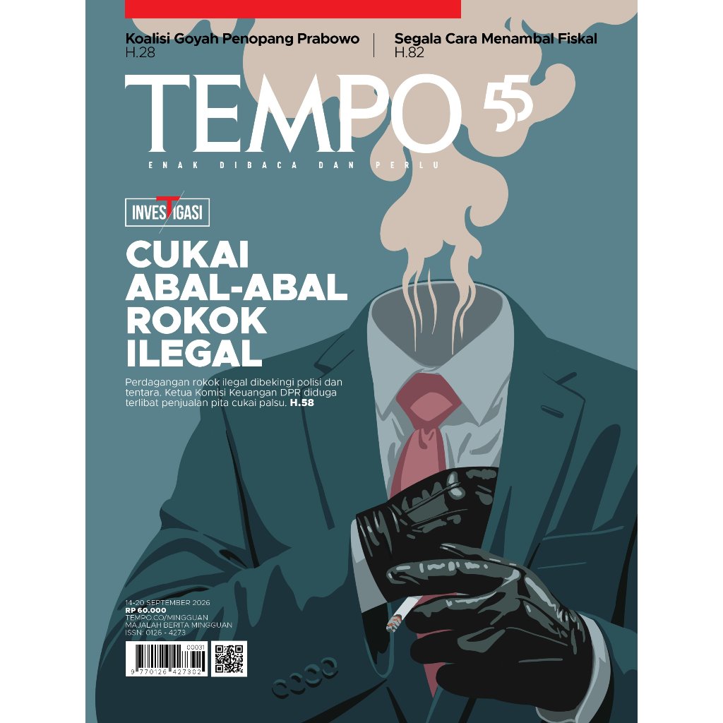 Majalah Tempo Ed 5531 Cukai Abal Abal Rokok Ilegal (14 September 2026)