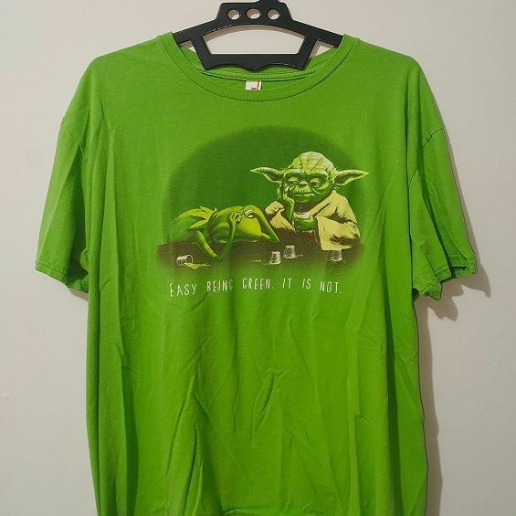Kaos Anvil Parodi Kermit & Yoda