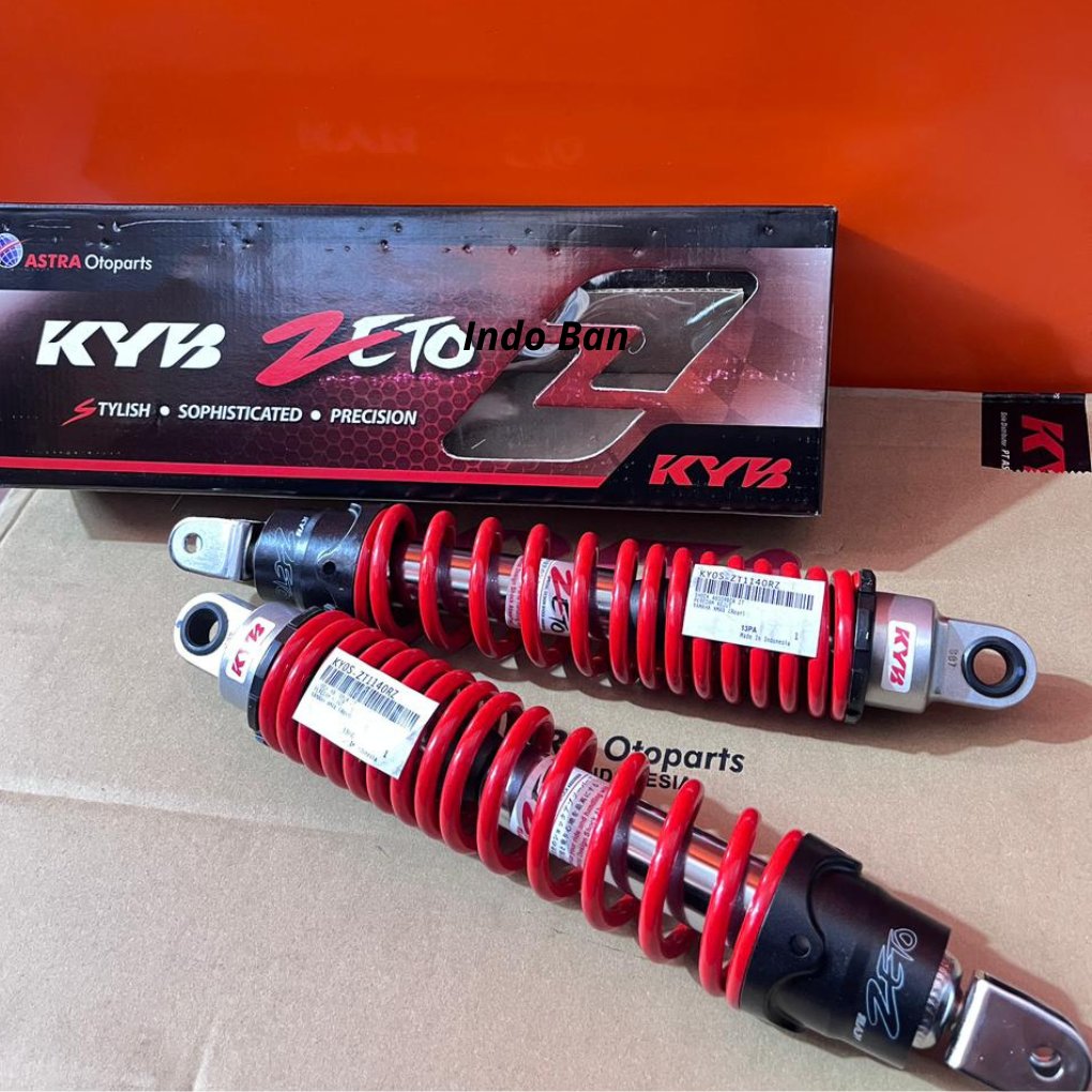 (ZT1140RZ) ShockBreaker KYB - ZETO YAMAHA Nmax - ZT1140 S-SERIES - 336 Shock Breaker ( Merah ) ORIGI