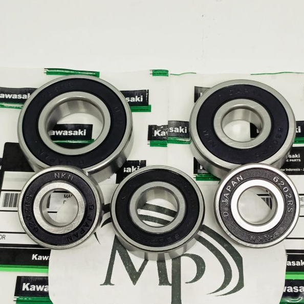 BEARING RODA DEPAN BELAKAN+NAP KAWASAKI NINJA 250 KARBU NINJA 250 FI HIGH KUALITY
