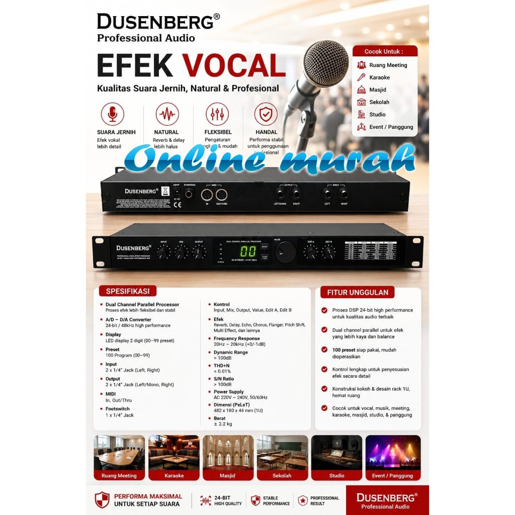 efek vocal dusenberg effecks vocal dusenberg original