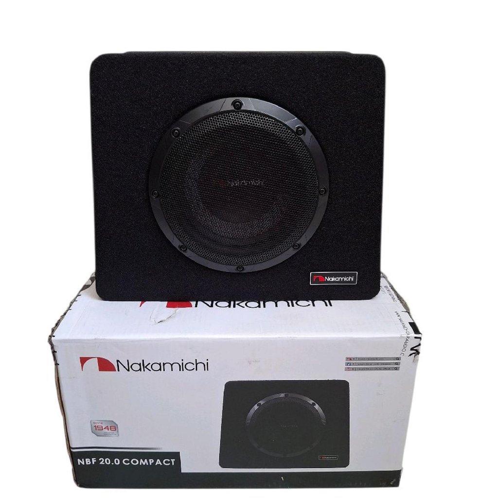 Basstube Subwoofer Aktif Box 8 Inch Nakamichi NBF 20.0 Compact / Basstube Mobil