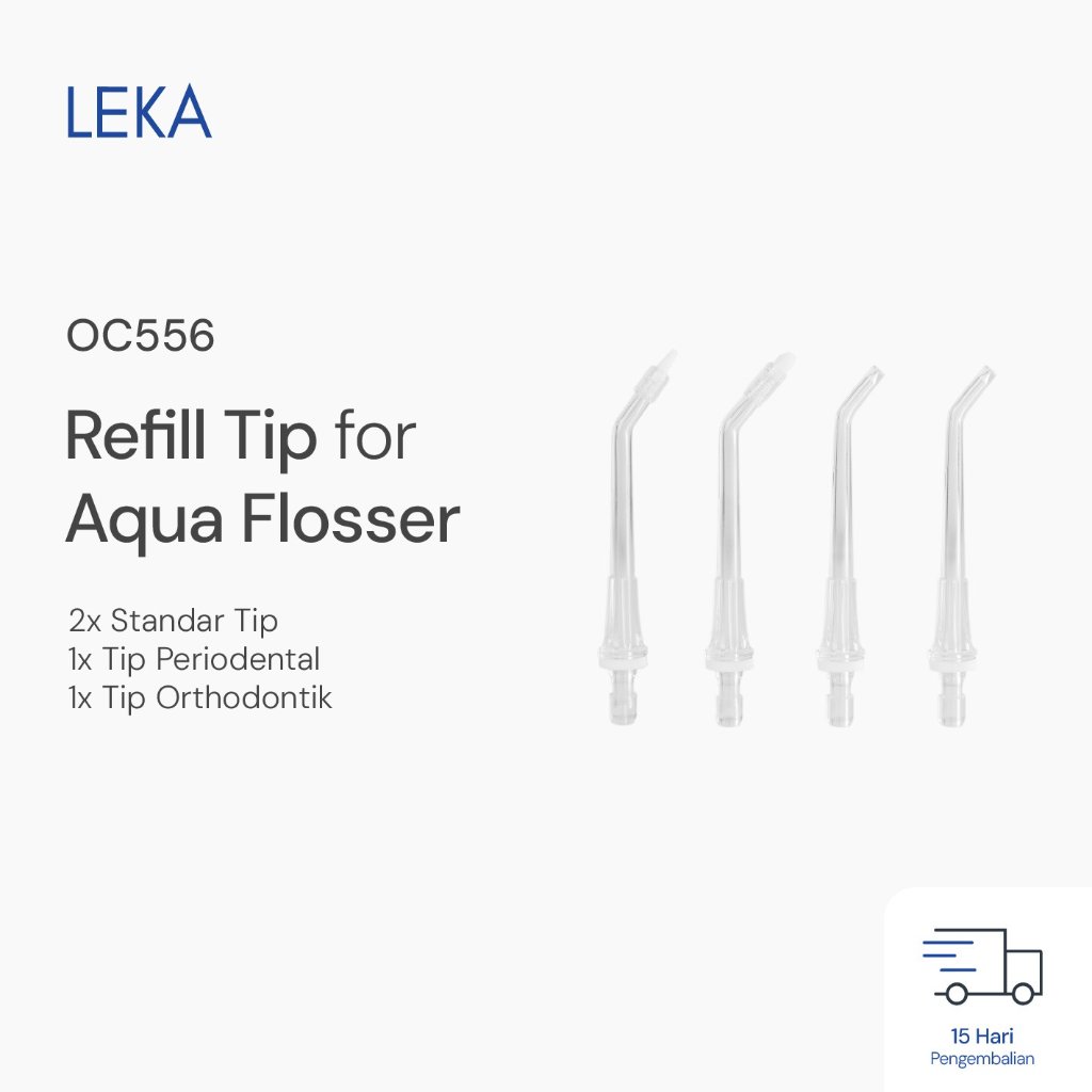 LEKA - OC556 Aqua Flosser Tip - Refill Travel