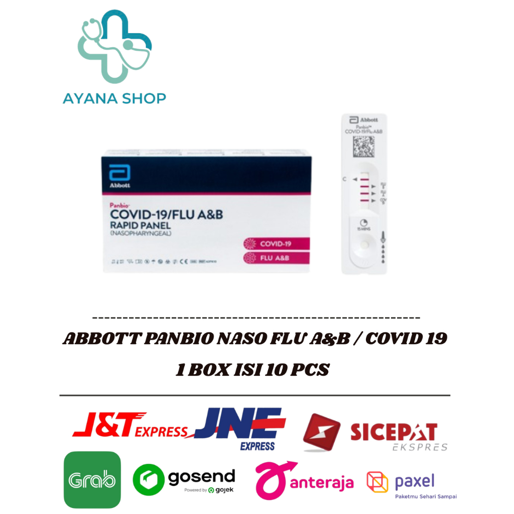 Abbott Panbio Flu Antigen Nasopharyngeal isi 1 pcs ecer