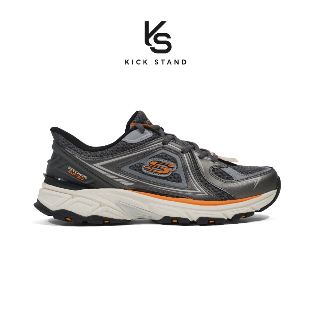 Sepatu Outdoor Pria Skechers Stamina Sport Kordae Charcoal 233156CCOR Original Bergaransi