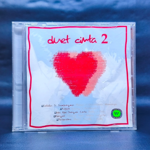 CD DUET CINTA VOL 2 & 3 MEMES MELLY GLENN FREDLY CHRISYE KATON YANA JULIO RAN MARCELL NUMATA EREN AU