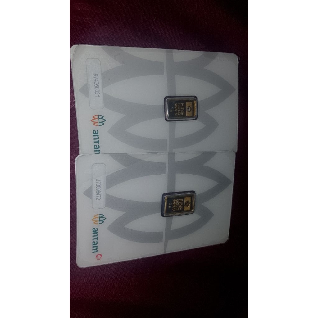 mas antam 1 gram dan 2 gram