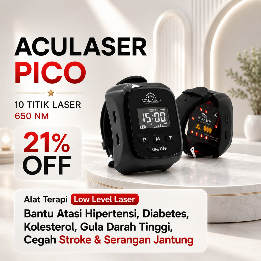 ACULASER PICO KELUARGA TERBARU DR LASER - TERAPI MELANCARKAN SIRKULASI DARAH