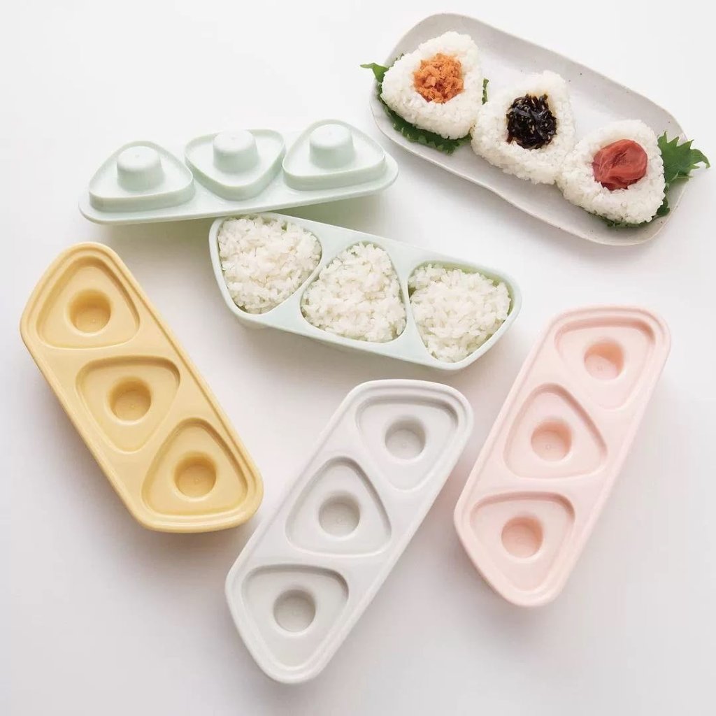 Cetakan Onigiri 3 Slot / Onigiri Maker 3 Lubang