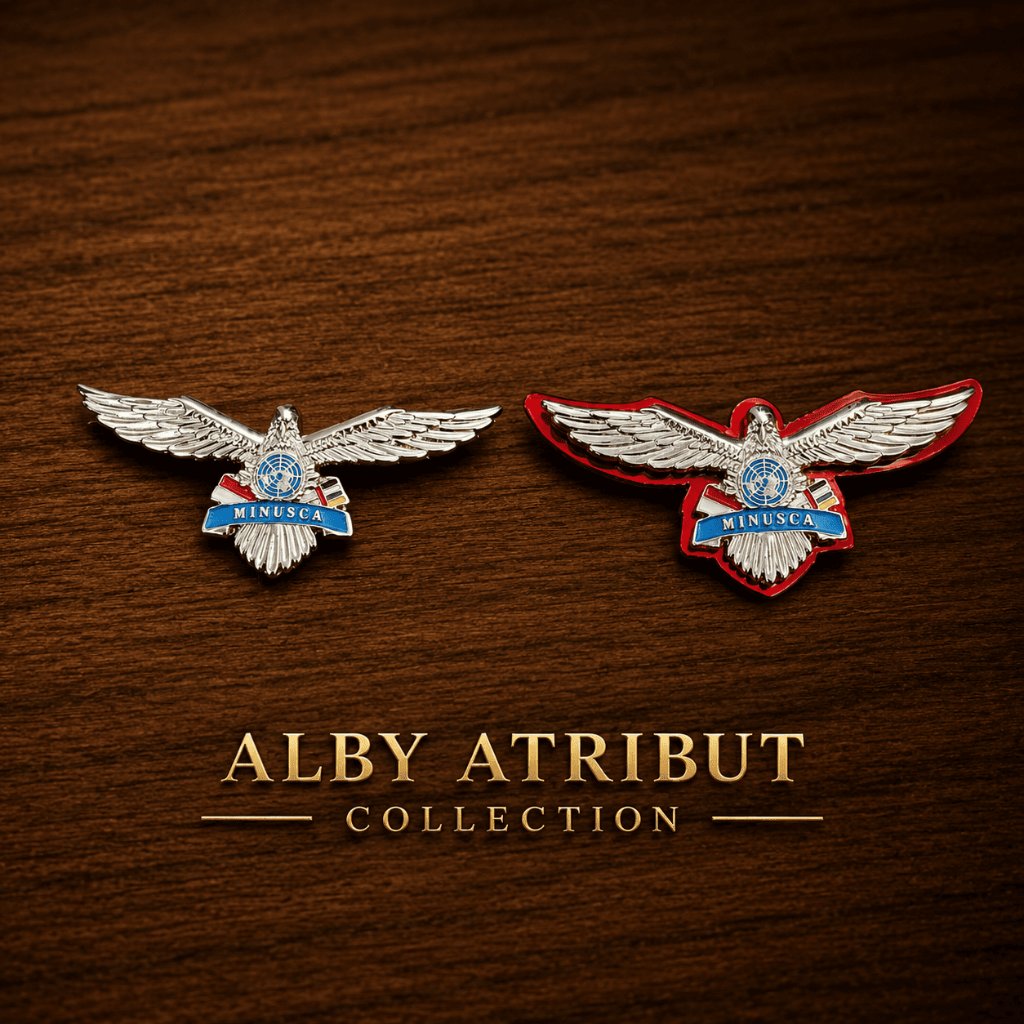 Pin Minusca/Brevet Wing Minusca Crome Premium