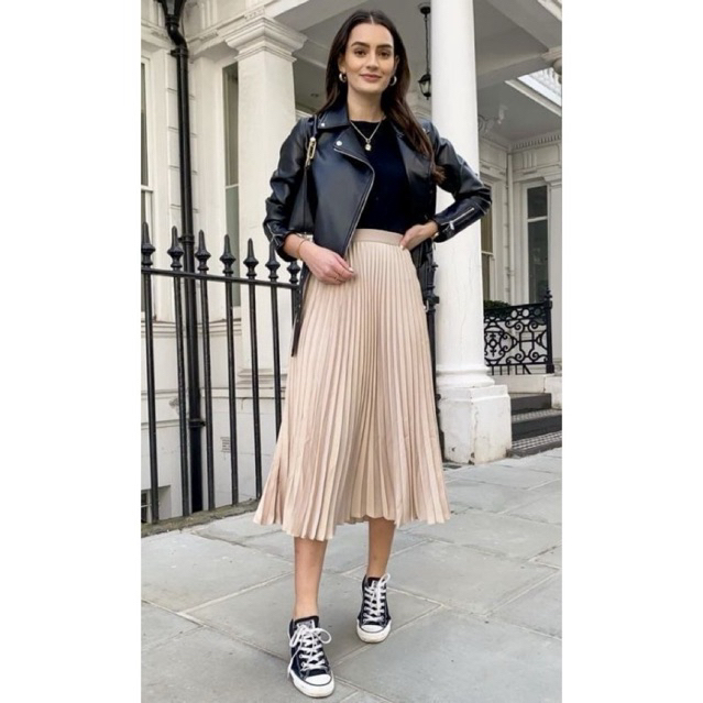 Rok Zara Plisket Gold