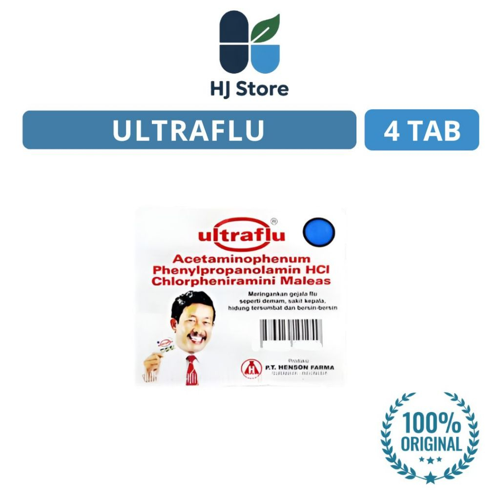 ULTRAFLU EXTRA STRIP ( 4 TABLET )
