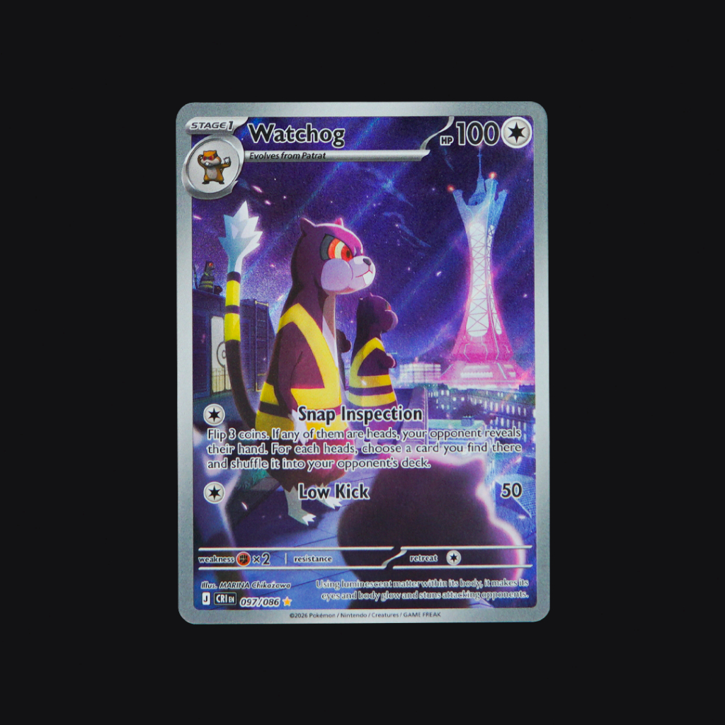 Watchog Illustration Rare Chaos Rising 097/086