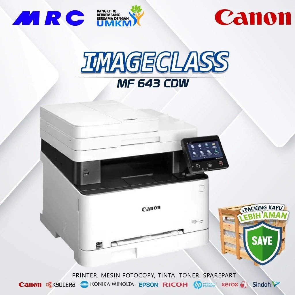 MESIN PRINTER LASER CANON MF 643CDW COLOR