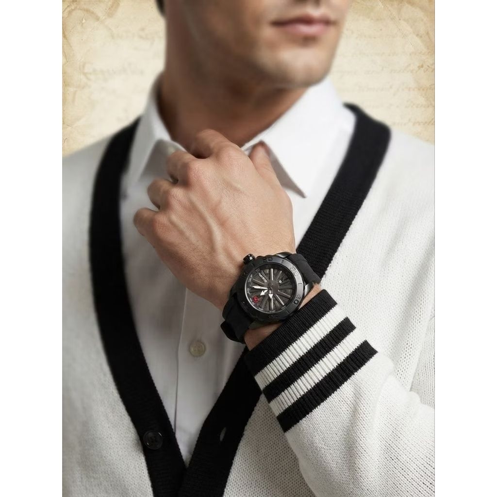 Jam Tangan Pria Belleda Original Sport Casual Desain Turbin Unik 005