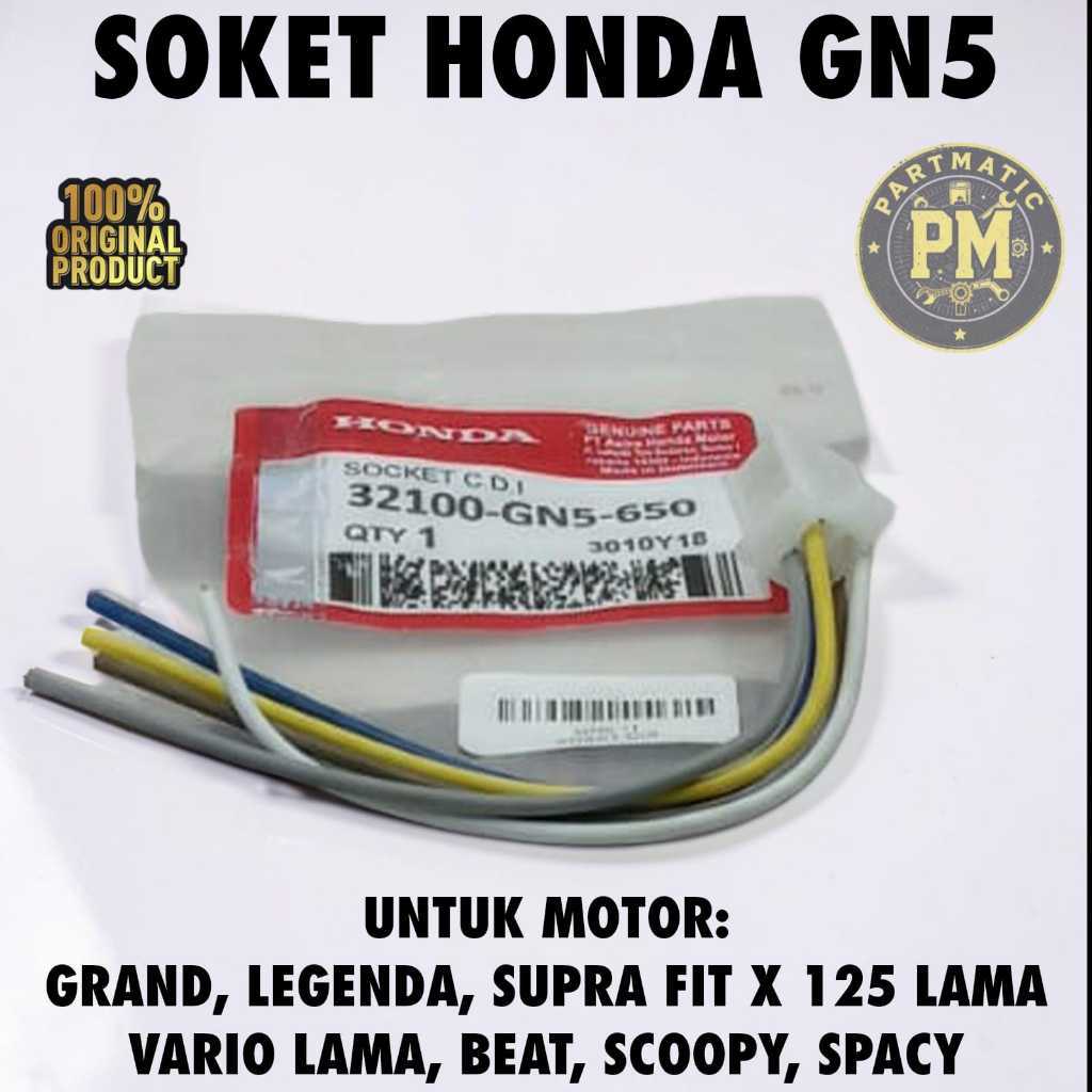 SOKET KIPROK KODE-GN5 CDI Grand Soket CDI Grand Supra Lama Win GN5 KD377 PRODUK ORIGINAL .