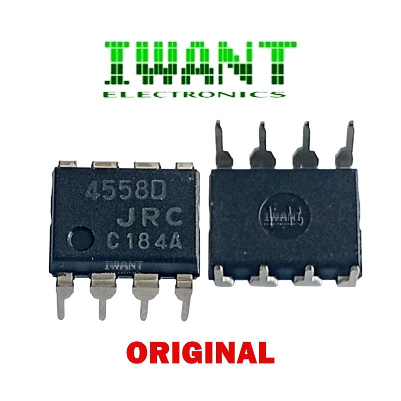 4558 IC CD4558 ORIGINAL IC 4558D BA4558 NJM4558 DIP JRC4558 IC JRC4558DD ORIGINAL JRC DIP-8PIN