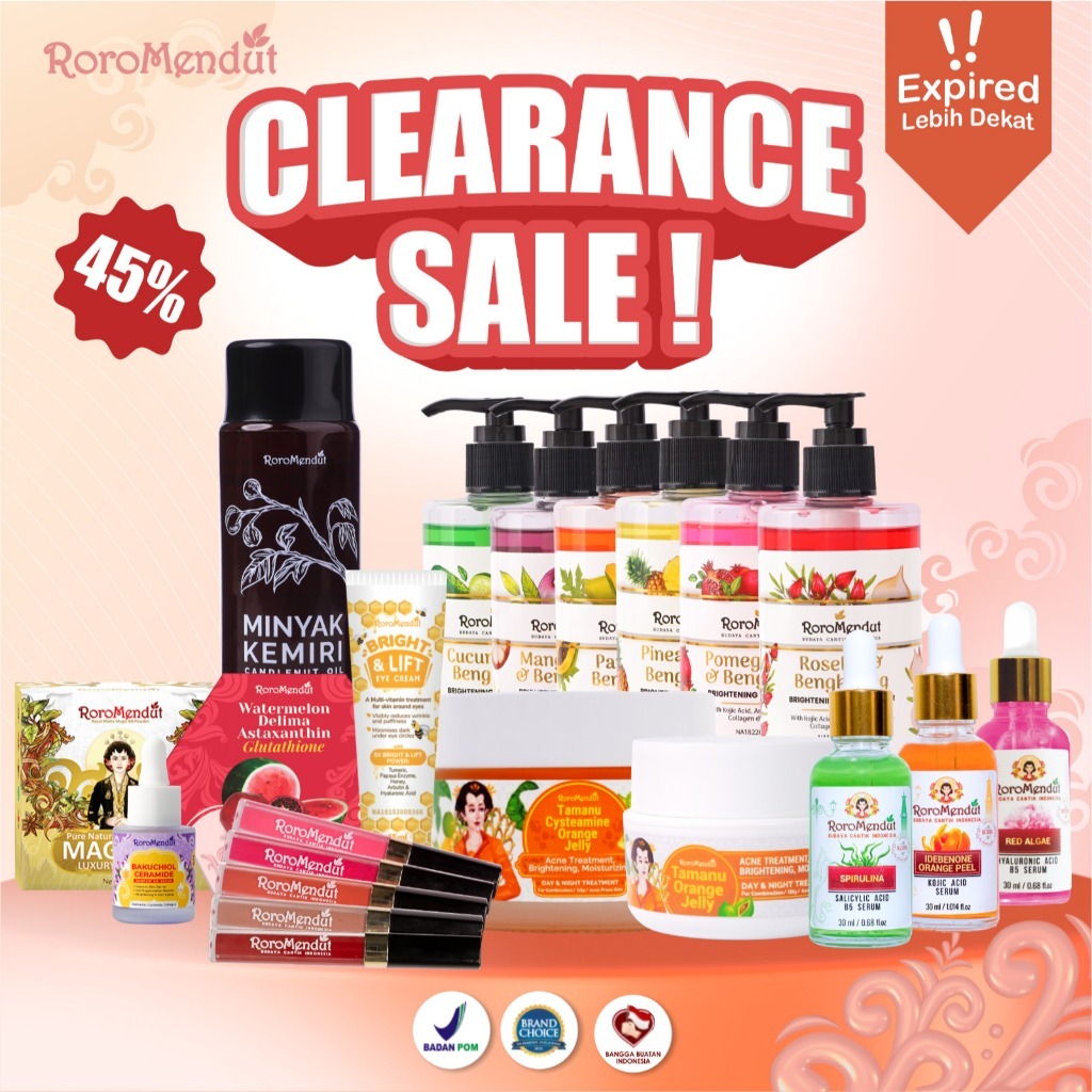 RORO MENDUT CLEARANCE SALE UP TO 45% | Skincare series - serum, jelly, lipmatte, body wash