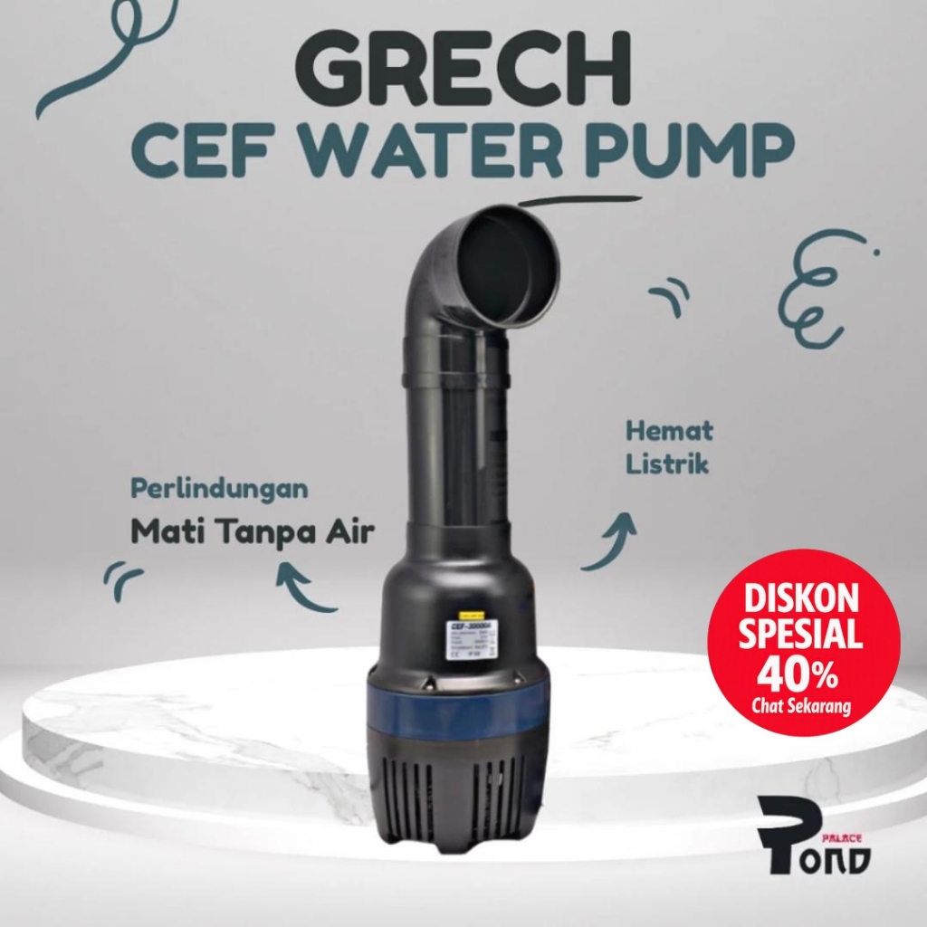 Pompa Air CEF Pond Water Pump Sunsun 50000 LPH Pompa Celup Kolam