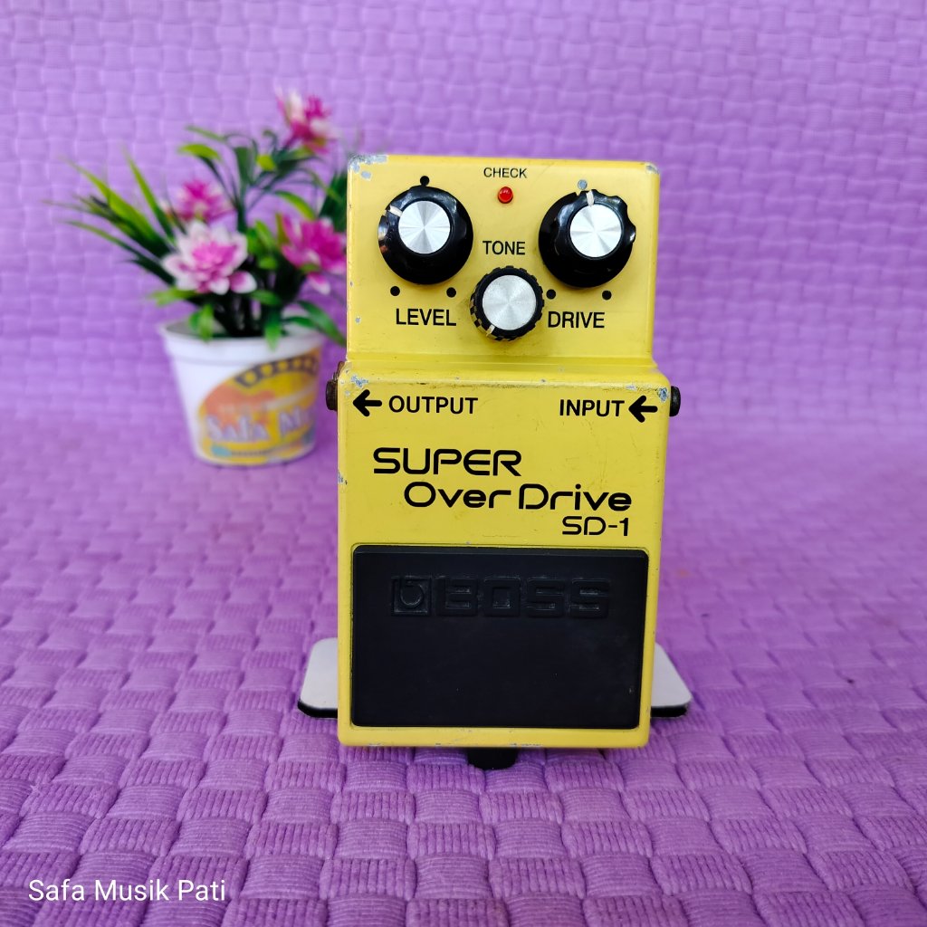 BOSS Super Over Drive SD-1 Efek Gitar Second, Normal Original, No Minus, Kondisi Seperti Di Foto