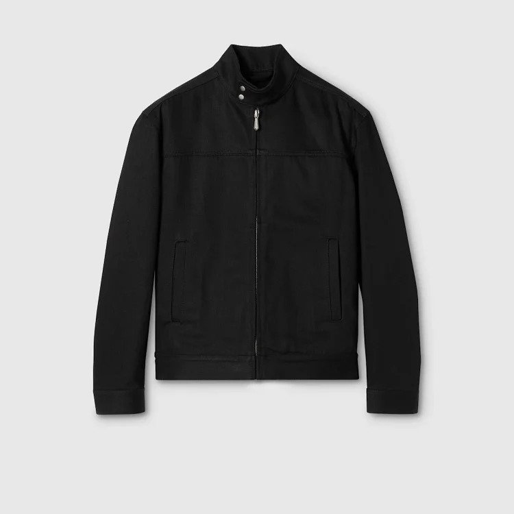 G by Demna Horsebit Cotton Denim Jacket - Black