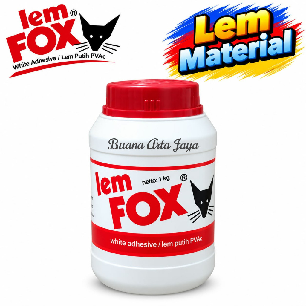 Lem Fox Putih / Lem Kayu - 1 Kg