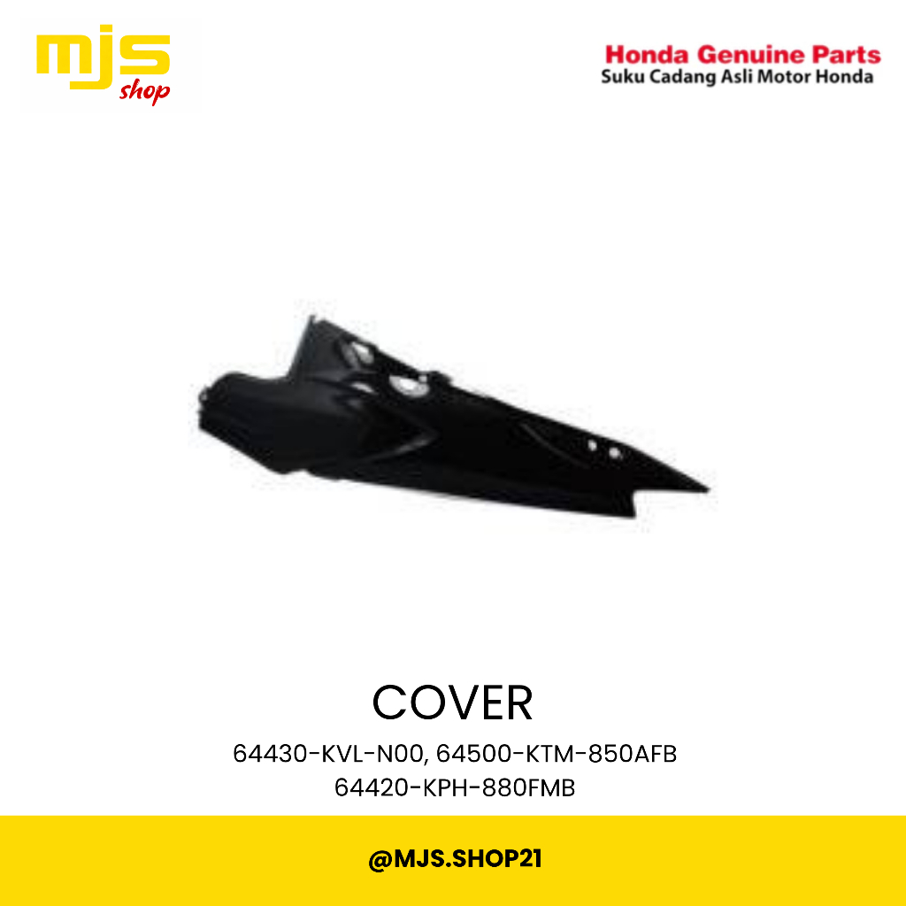 Cover 64430-KVL-N00 64500-KTM-850AFB 64420-KPH-880FMB