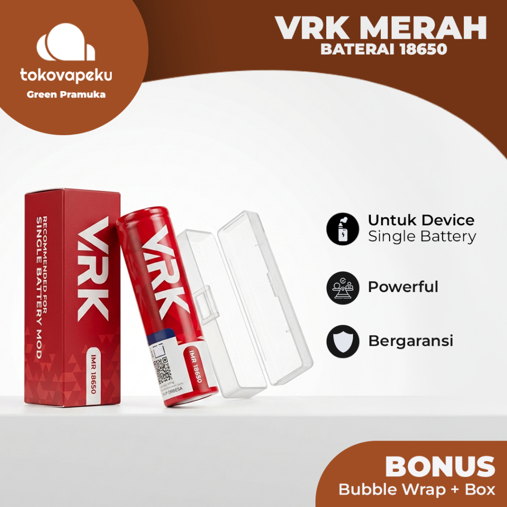 BATTERY VRK 2500mAh 35A BATTERY VRK 18650 by VRK