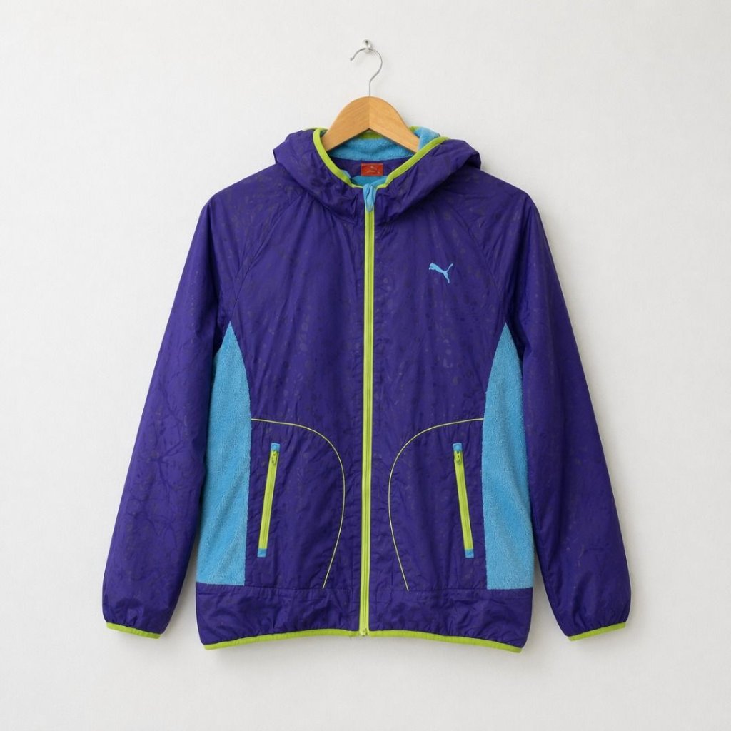 PUMA Windbreaker Hoodie Outdoor Jacket | Jaket hiking camping traveling