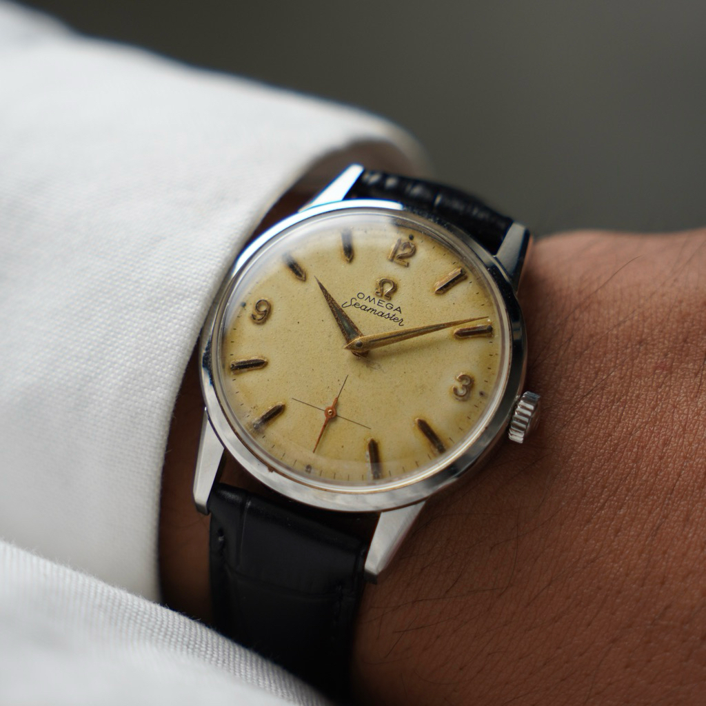 omega seamaster subsecond vintage