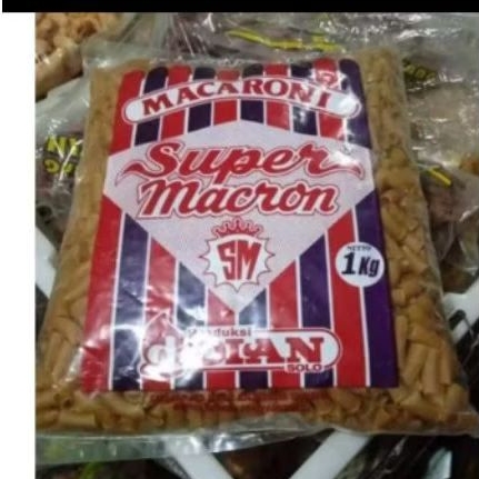 1 kg Makaroni Goreng Kerupuk Super Macrom 5M - Gurih dan Renyah, Ideal untuk Camilan